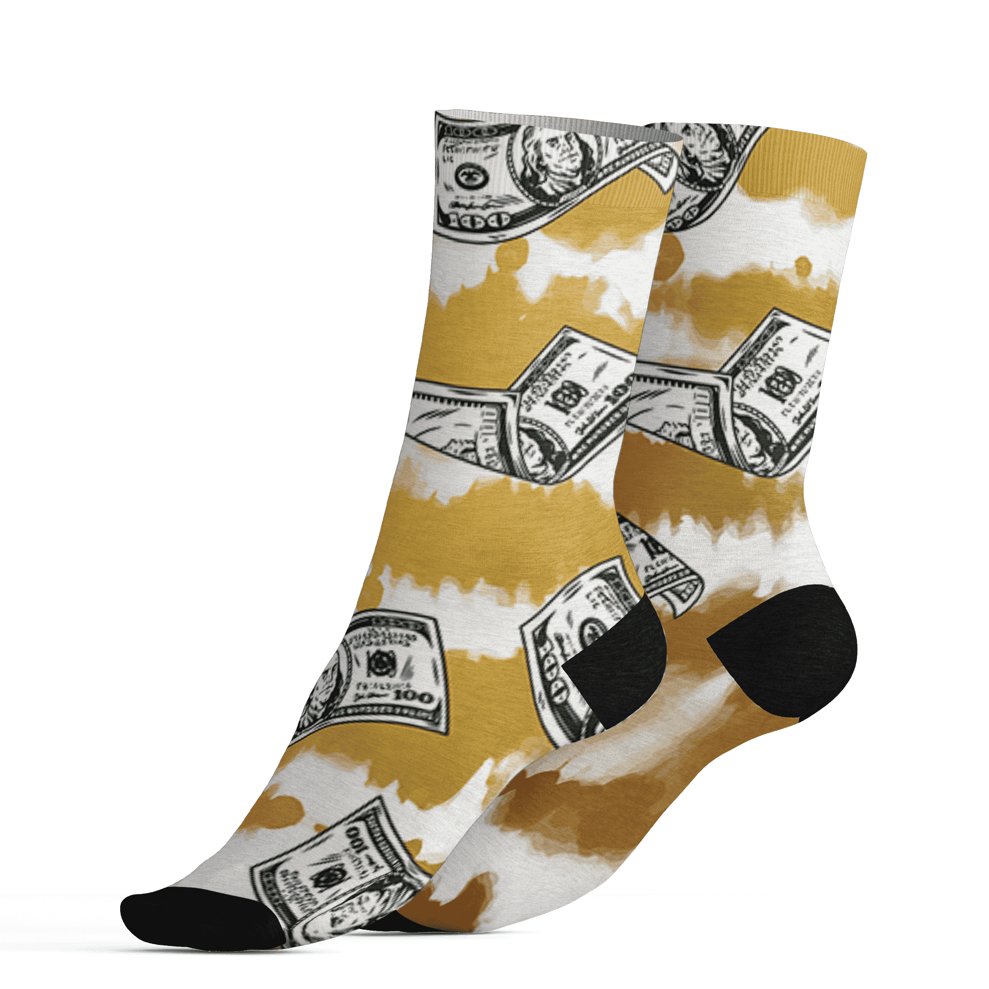 Sail 4s Socks Match Paid In Full 3D All-Over Print - NastyJamz