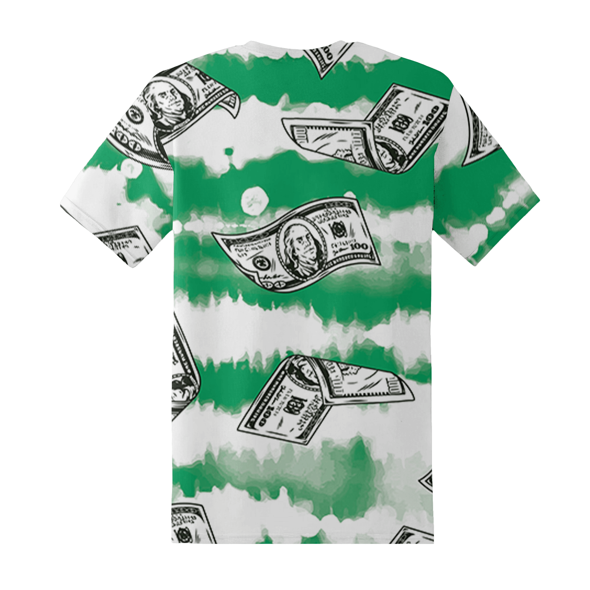 Lucky Green 5s T Shirt Match Paid In Full 3D All-Over Print - NastyJamz