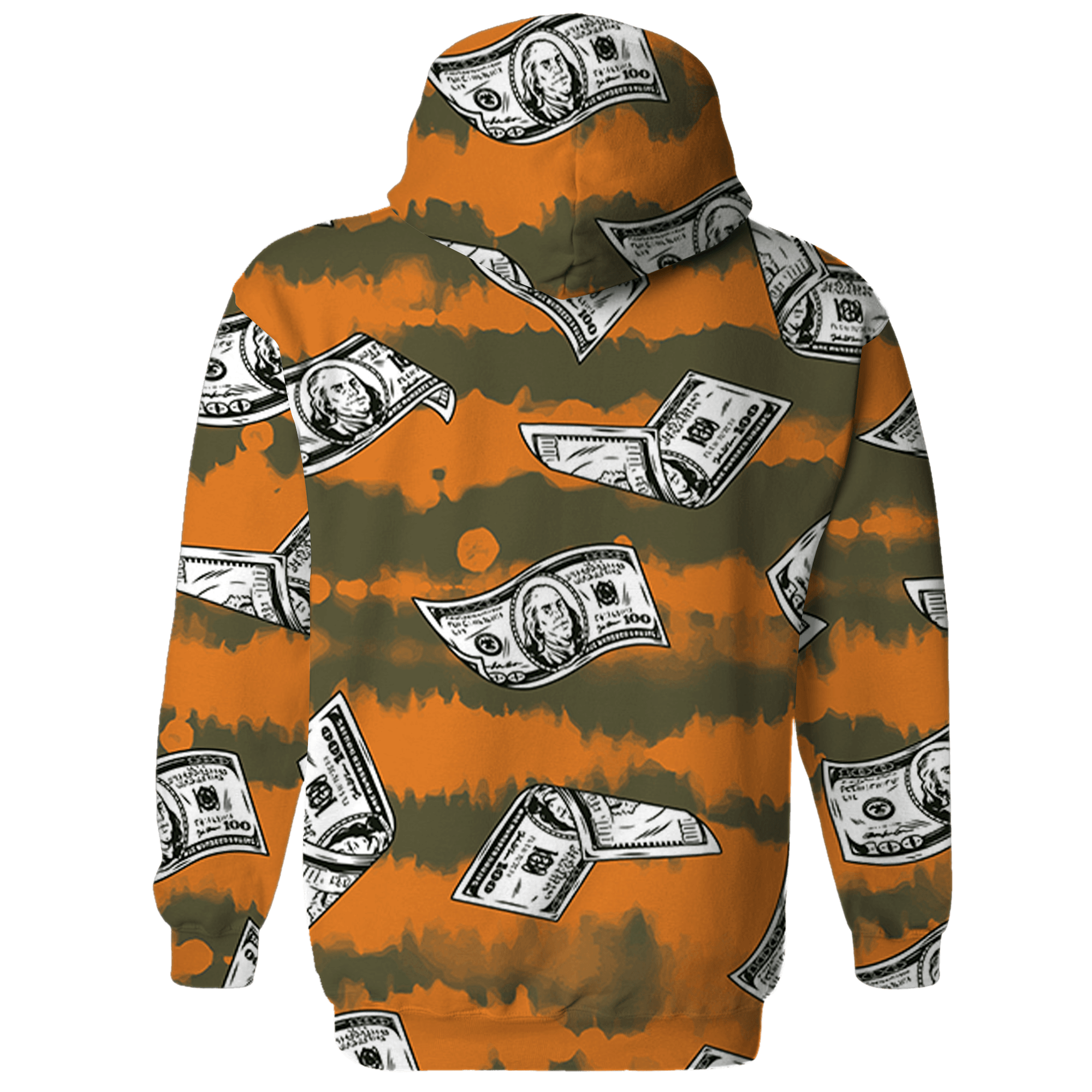 Olive 5s Hoodie Match Paid In Full 3D All-Over Print - NastyJamz