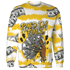 Yellow Ochre 6s Sweatshirt Match Paid In Full 3D All-Over Print - NastyJamz