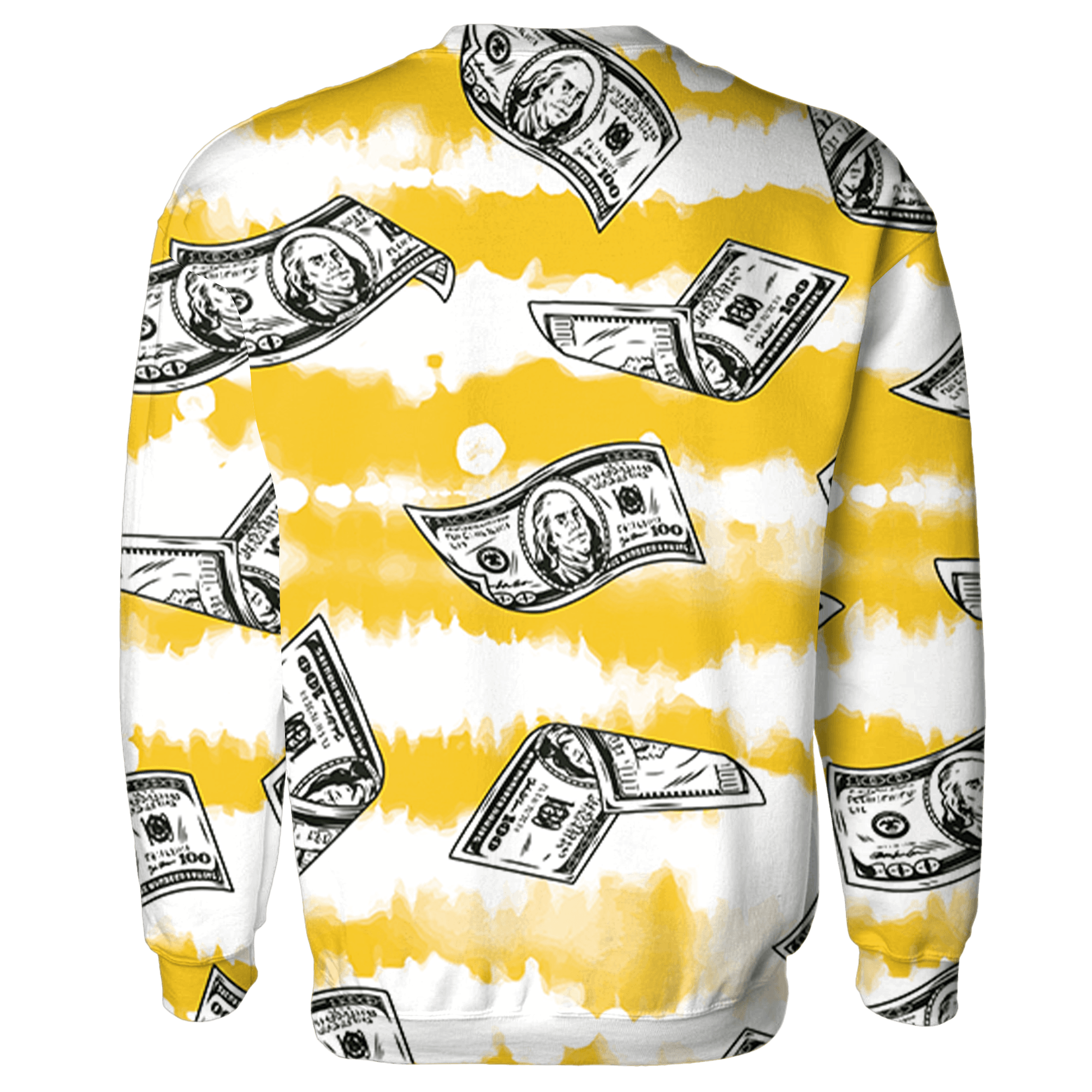 Yellow Ochre 6s Sweatshirt Match Paid In Full 3D All-Over Print - NastyJamz