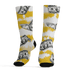 Yellow Ochre 6s Socks Match Paid In Full 3D All-Over Print - NastyJamz