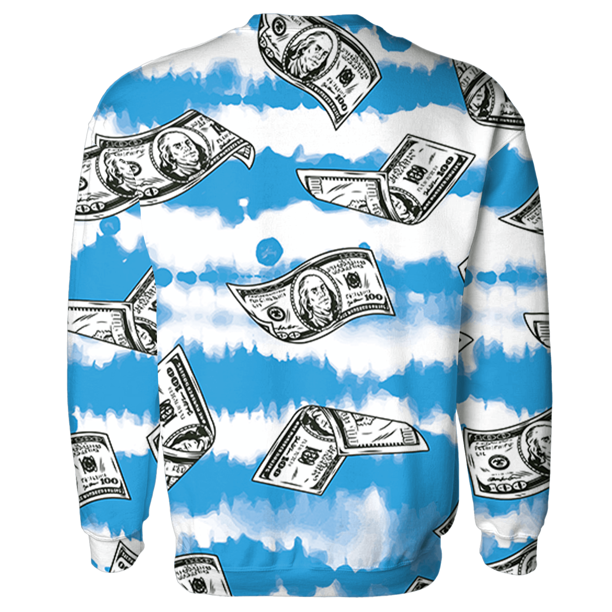 Powder Blue 9s Sweatshirt Match Paid In Full 3D All-Over Print - NastyJamz