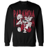 Retro Red Taxi 12s Sweatshirt Match Paranoia BER - NastyJamz