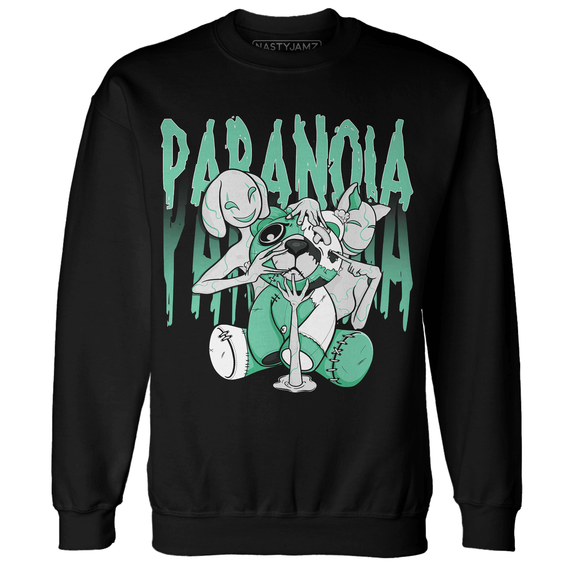 High OG Green Glow 1s Sweatshirt Match Paranoia BER - NastyJamz