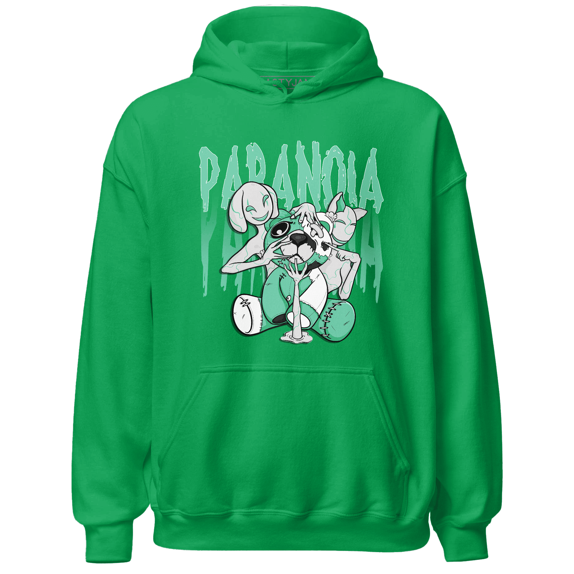 High OG Green Glow 1s Hoodie Match Paranoia BER - NastyJamz