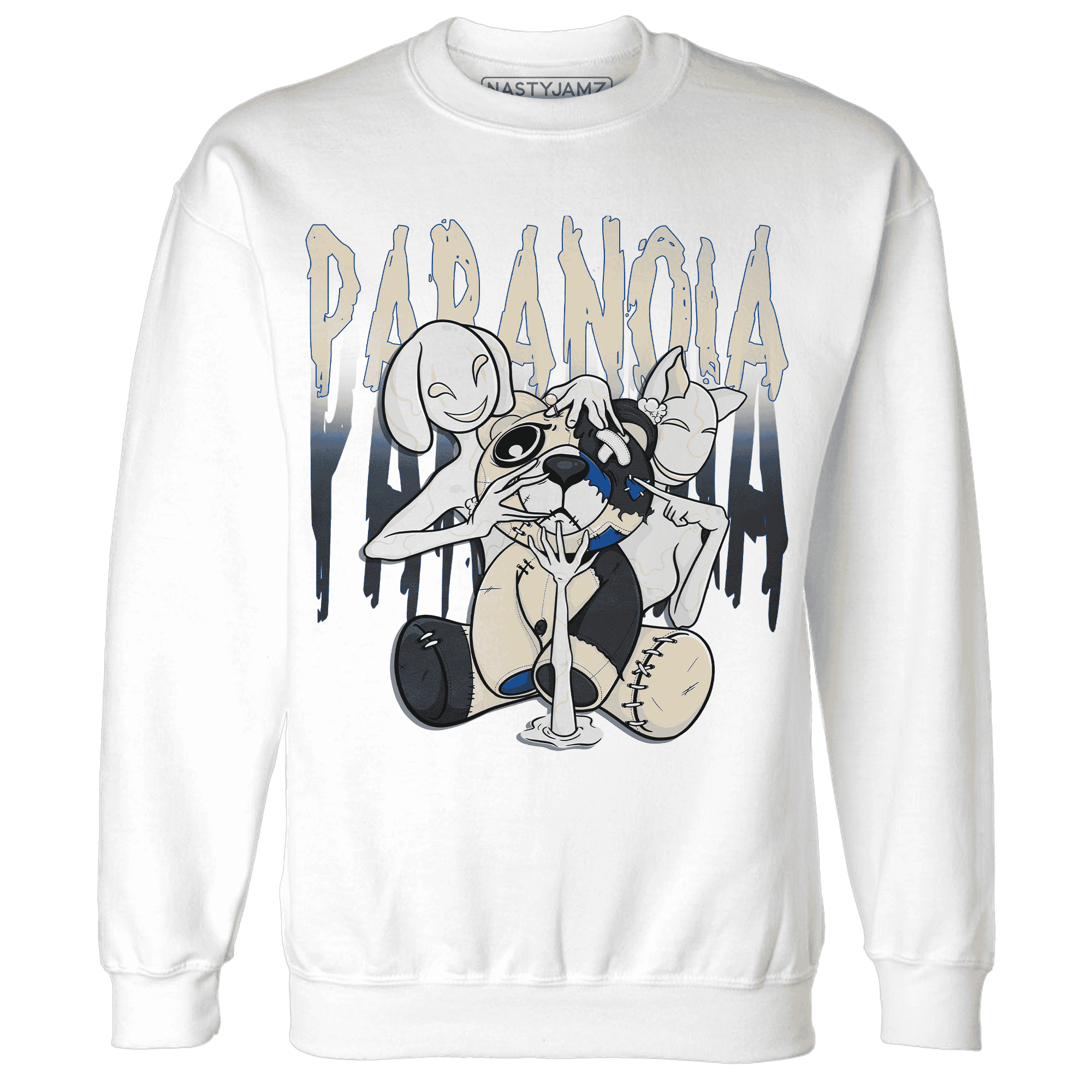 Quaiii 54 3s Sweatshirt Match Paranoia BER - NastyJamz
