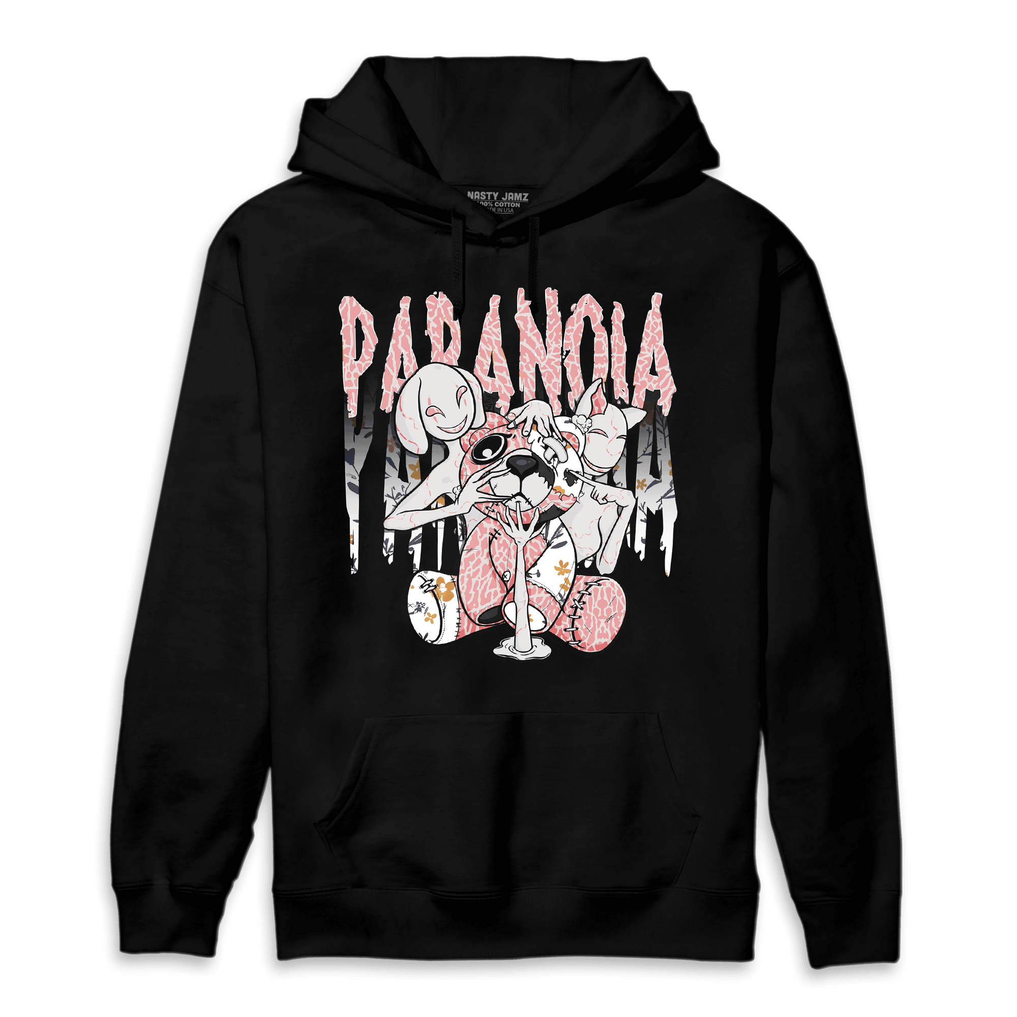 Red Stardust 3s Hoodie Match Paranoia BER - NastyJamz