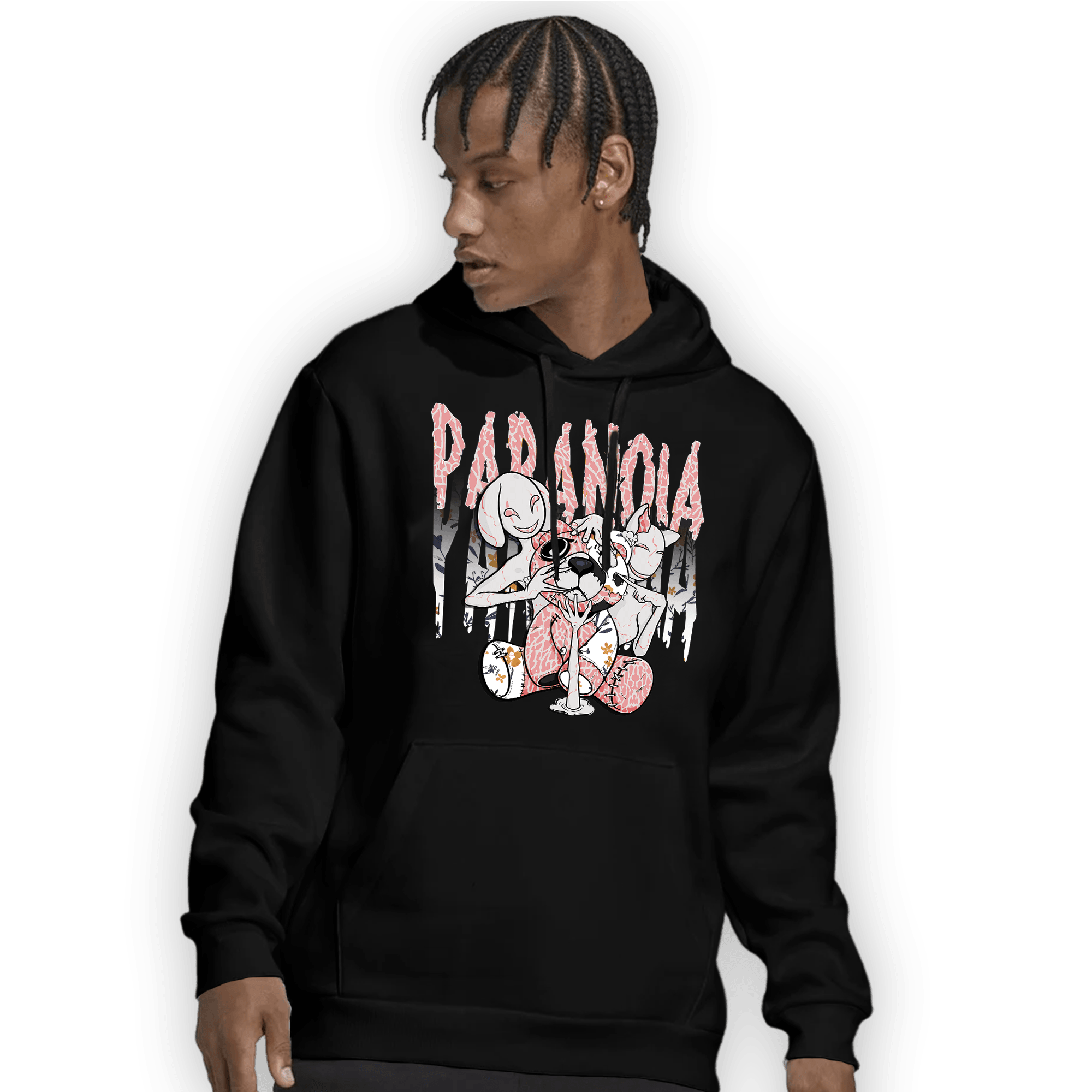 Red Stardust 3s Hoodie Match Paranoia BER - NastyJamz