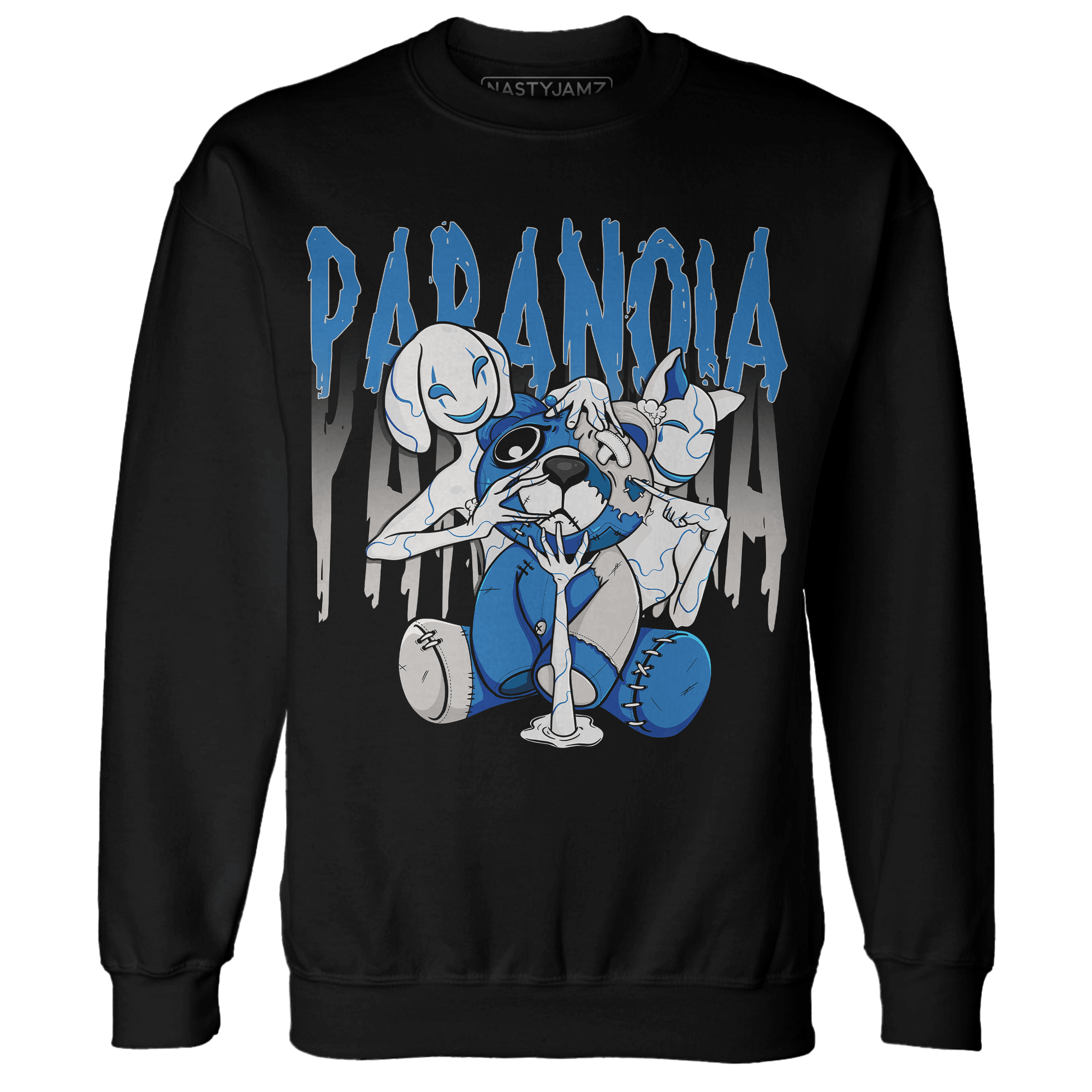 Industrial Blue 4s Sweatshirt Match Paranoia BER - NastyJamz