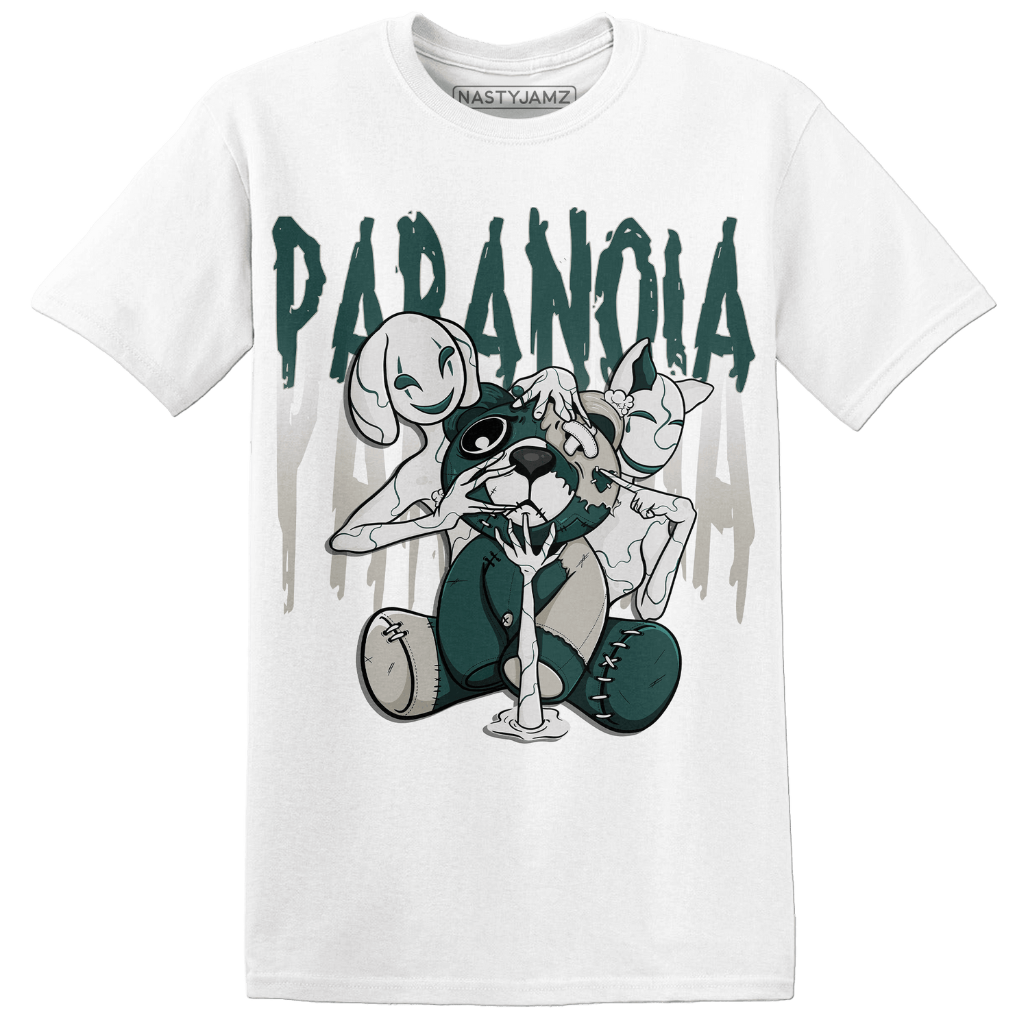 Oxidized Green 4s T Shirt Match Paranoia BER - NastyJamz