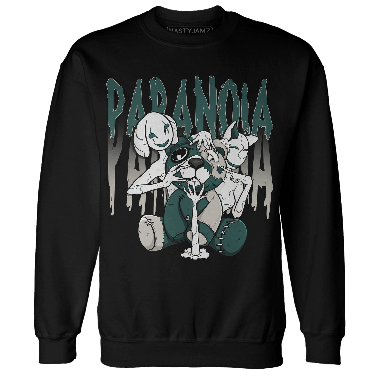 Oxidized Green 4s Sweatshirt Match Paranoia BER - NastyJamz