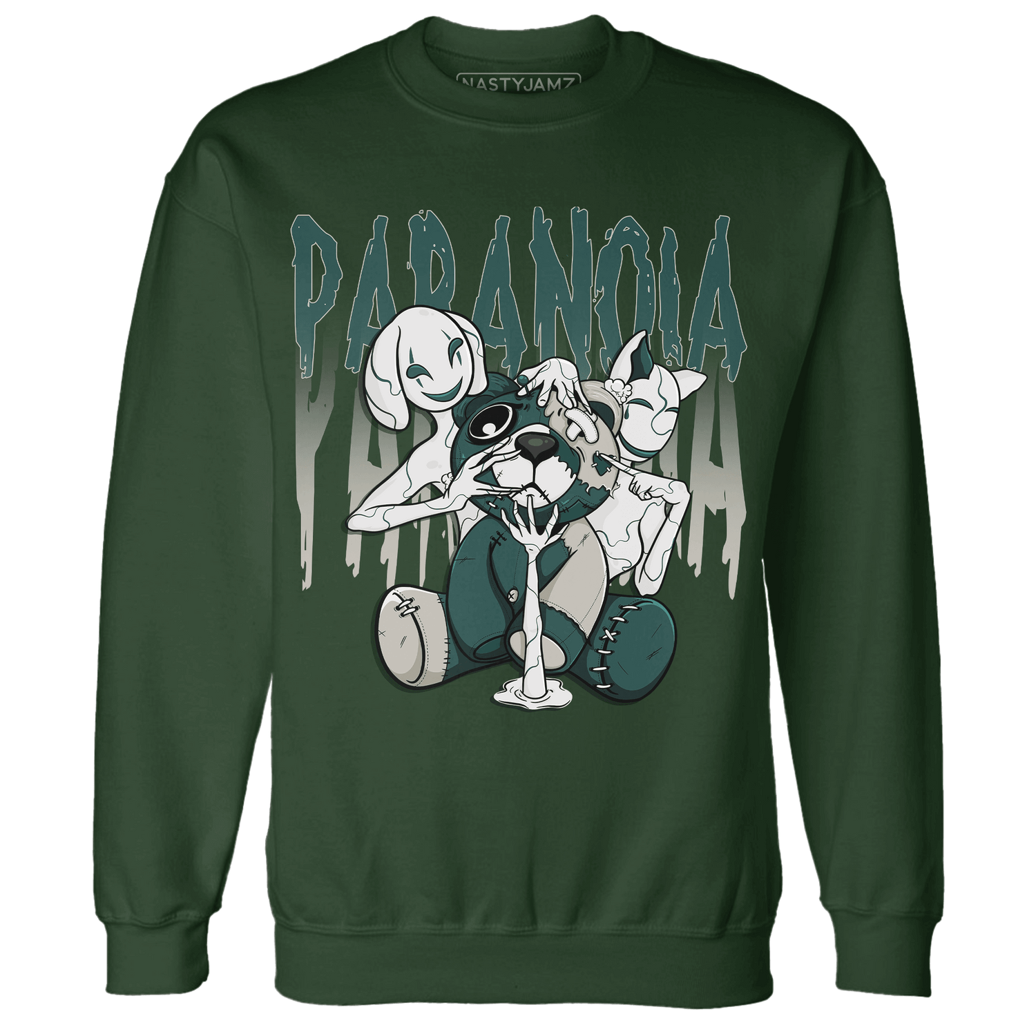 Oxidized Green 4s Sweatshirt Match Paranoia BER - NastyJamz