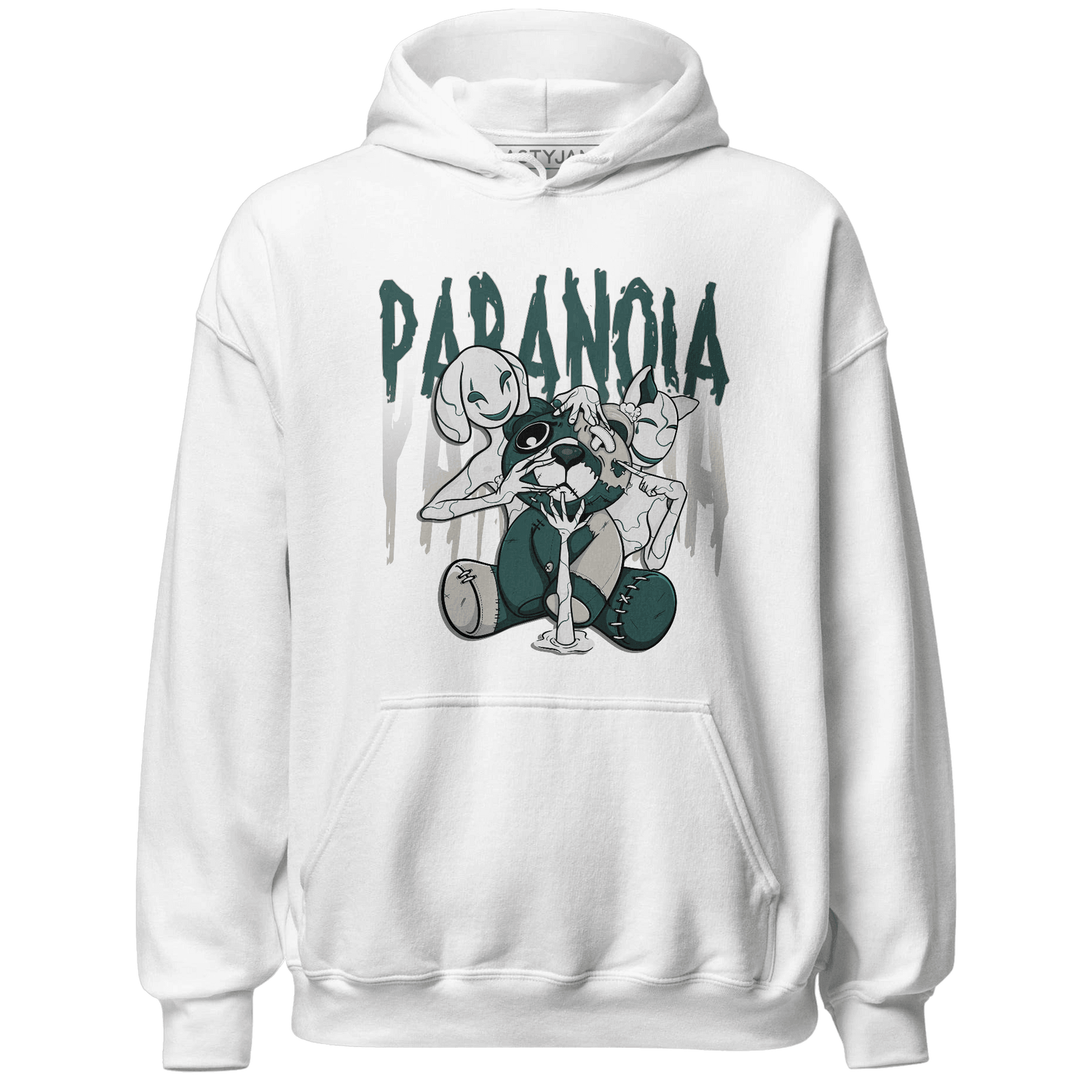 Oxidized Green 4s Hoodie Match Paranoia BER - NastyJamz