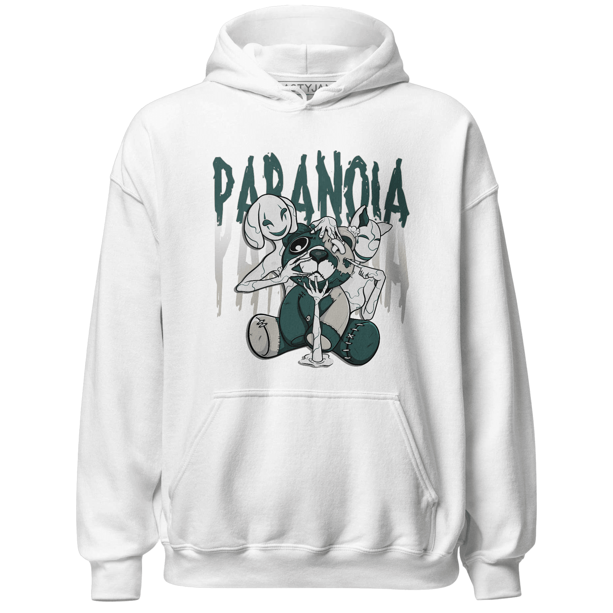 Oxidized Green 4s Hoodie Match Paranoia BER - NastyJamz