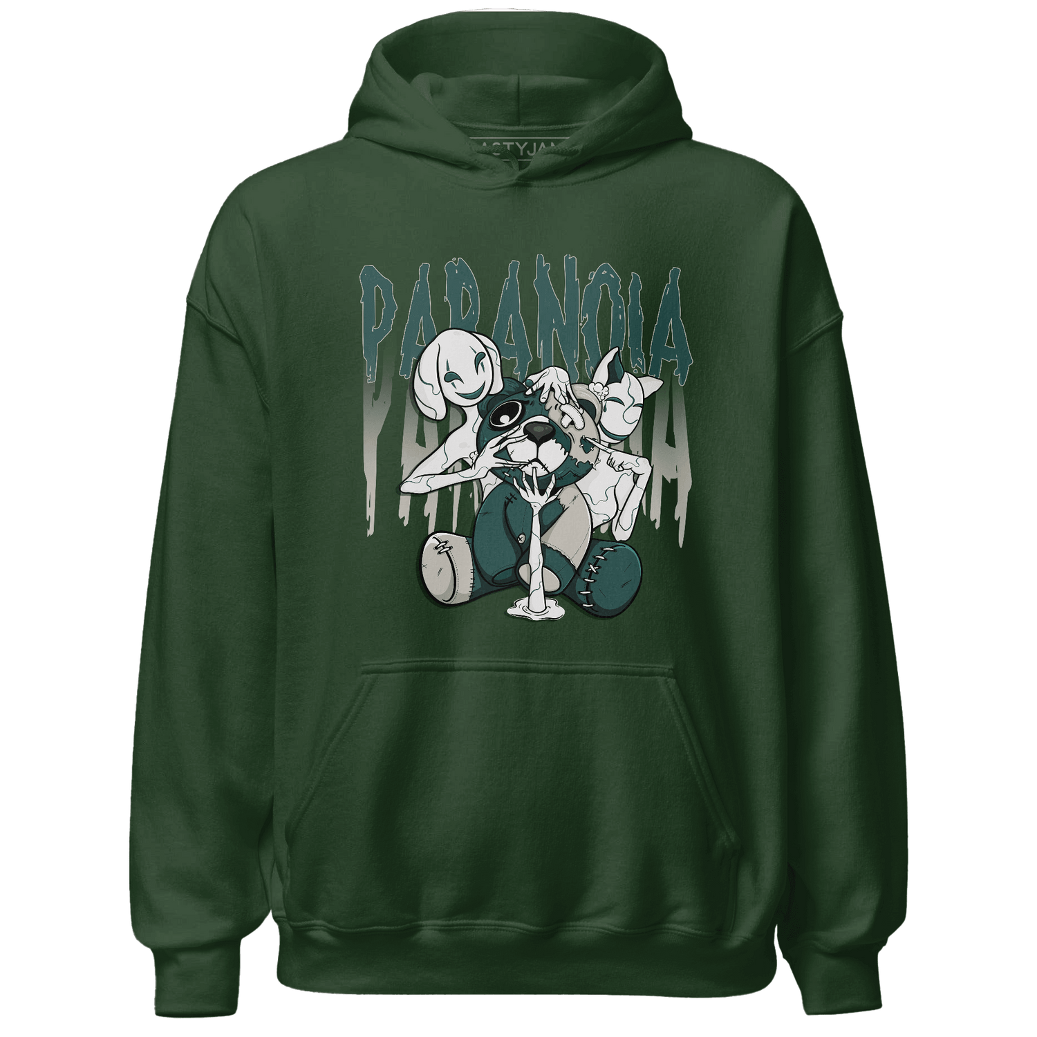 Oxidized Green 4s Hoodie Match Paranoia BER - NastyJamz