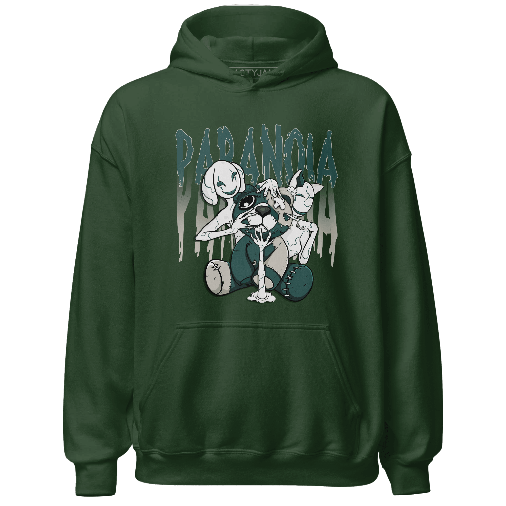 Oxidized Green 4s Hoodie Match Paranoia BER - NastyJamz
