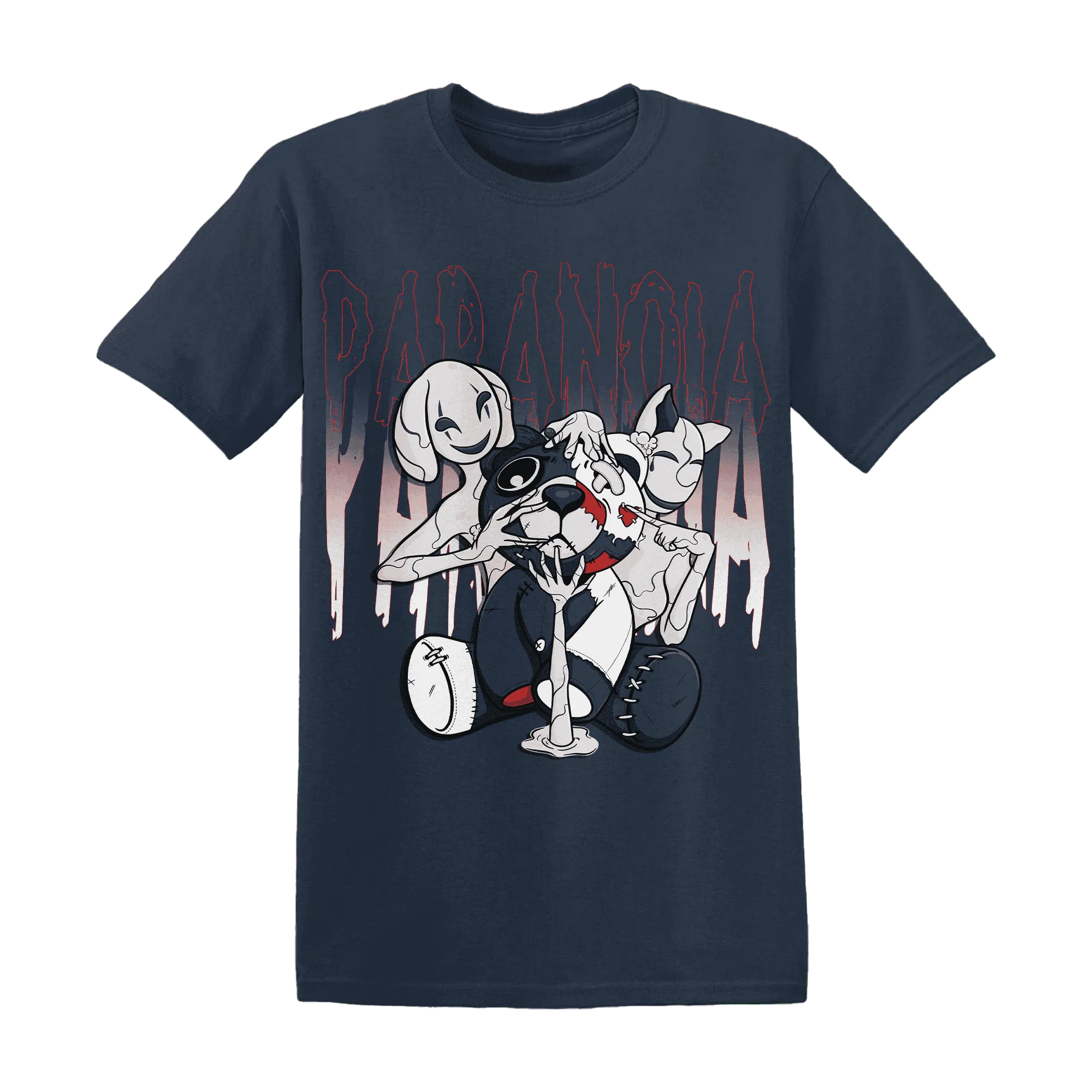 White-Navy-6s-T-Shirt-Match-Paranoia-BER