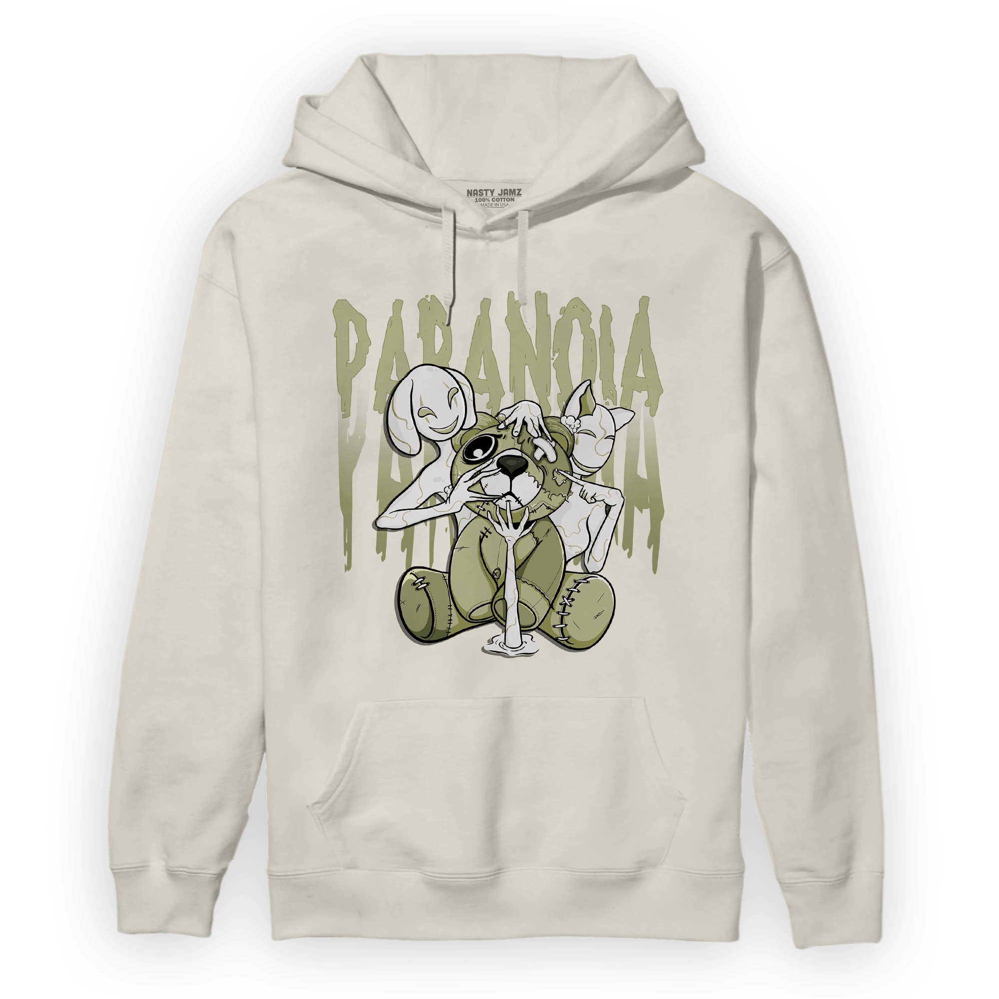 Yeezy Slide Resin Hoodie Match Paranoia BER - NastyJamz