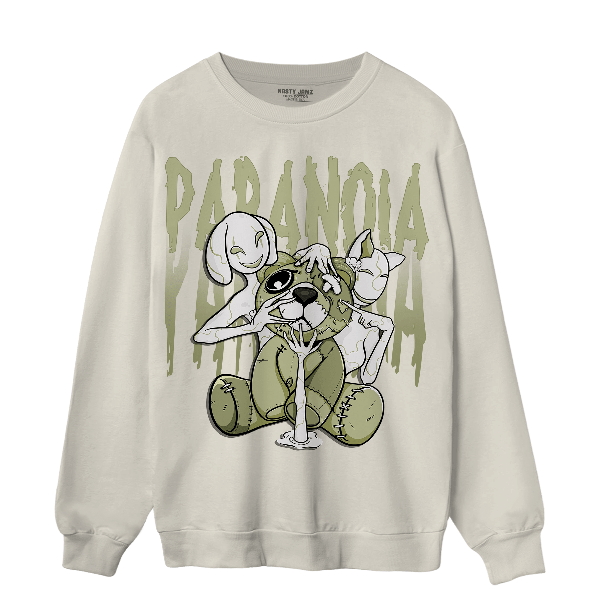 Yeezy Slide Resin Sweatshirt Match Paranoia BER - NastyJamz