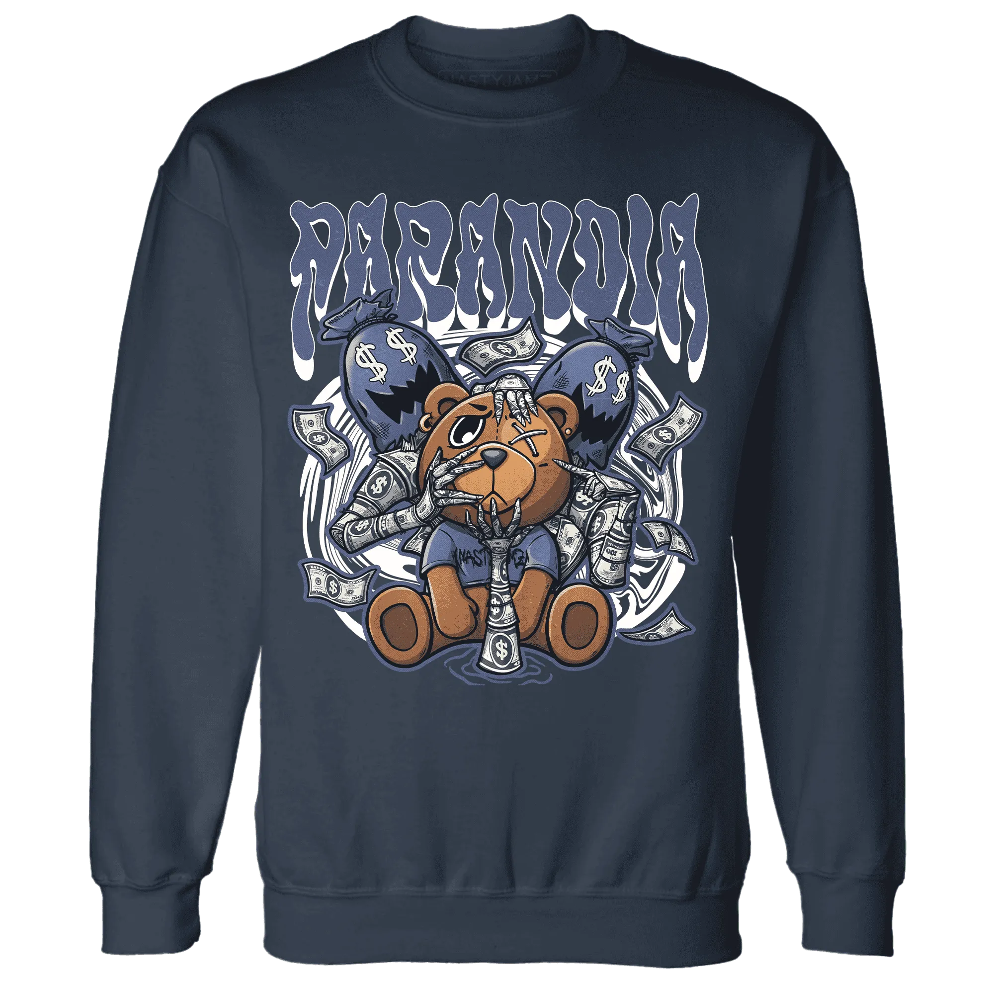 Low-Diffused-Blue-11s-Sweatshirt-Match-Paranoia-Money-BER