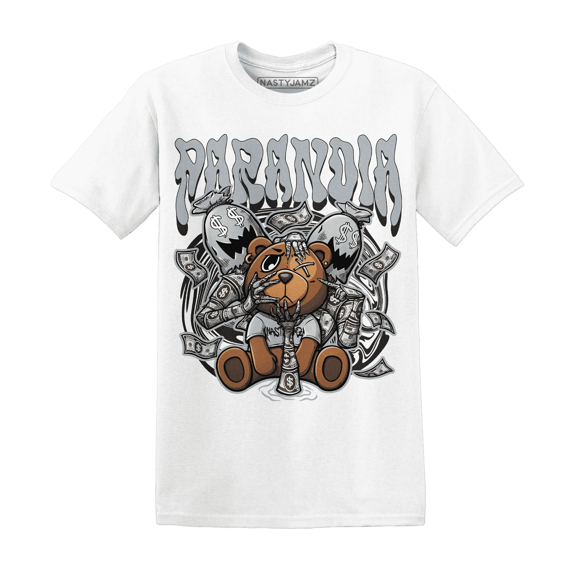 NastyJamz-Wolf-Grey-12s-T-Shirt-Match-Paranoia-Money-BER