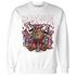 High White Team Red 1s Sweatshirt Match Paranoia Money BER - NastyJamz