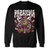 High White Team Red 1s Sweatshirt Match Paranoia Money BER - NastyJamz