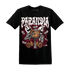 High White Team Red 1s T Shirt Match Paranoia Money BER - NastyJamz