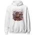 High White Team Red 1s Hoodie Match Paranoia Money BER - NastyJamz