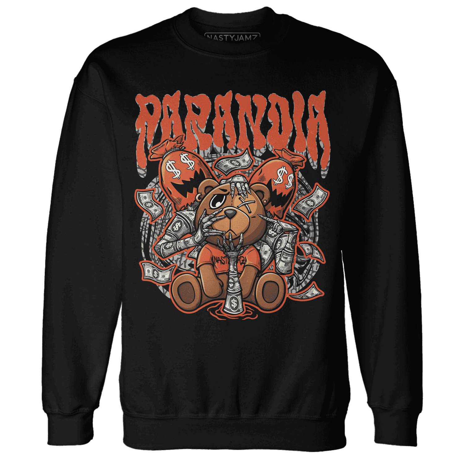 Georgia Peach 3s Sweatshirt Match Paranoia Money BER - NastyJamz