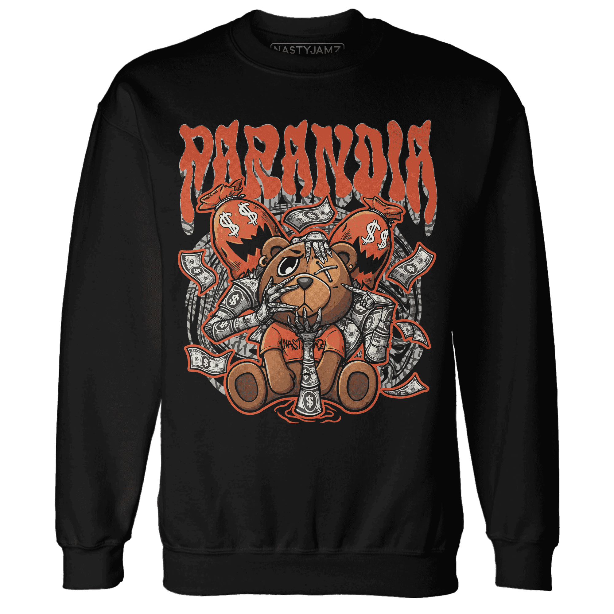 Georgia Peach 3s Sweatshirt Match Paranoia Money BER - NastyJamz