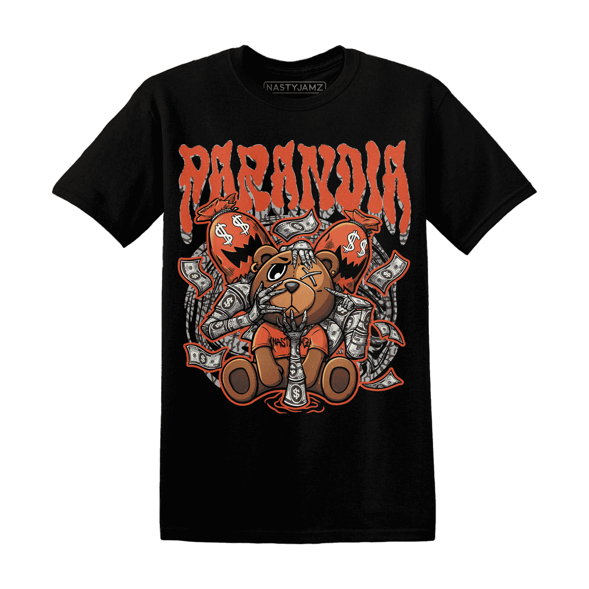 Georgia Peach 3s T Shirt Match Paranoia Money BER - NastyJamz