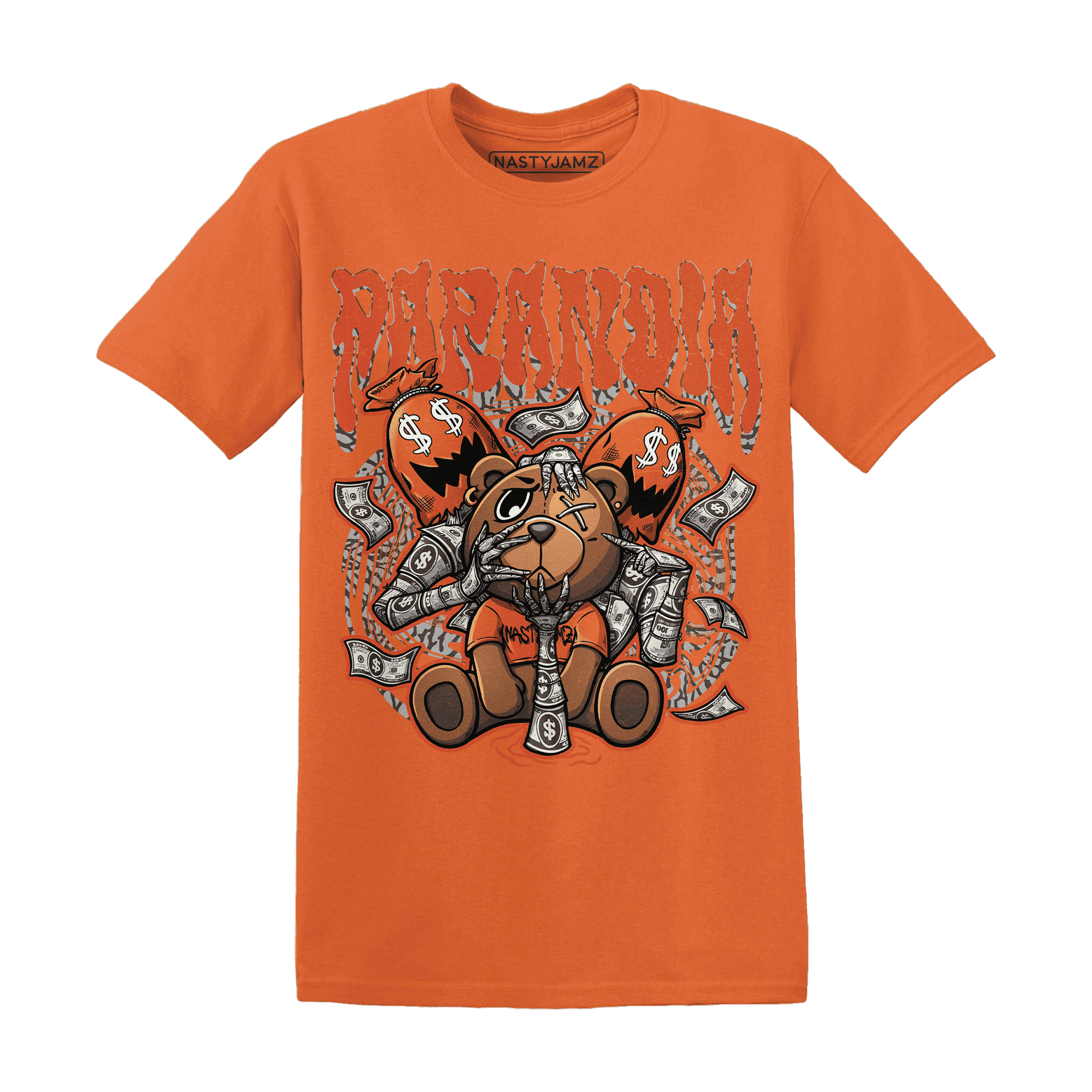 Georgia Peach 3s T Shirt Match Paranoia Money BER - NastyJamz