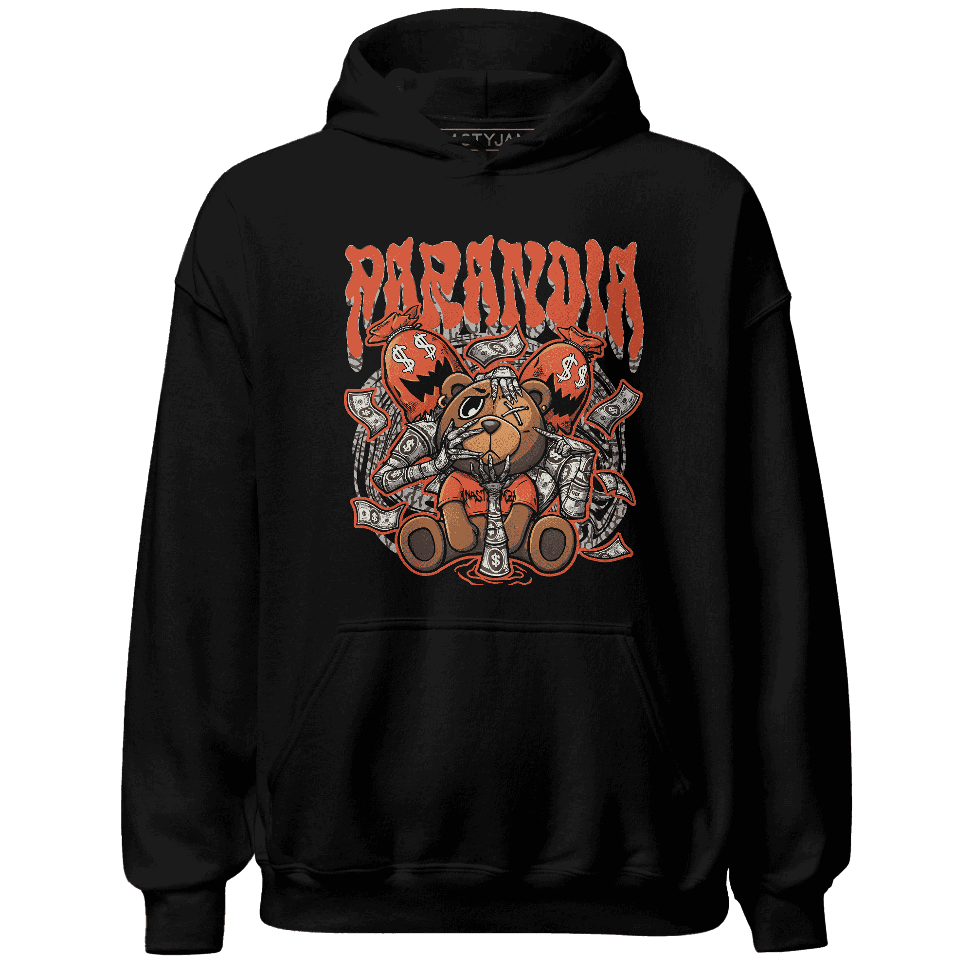 Georgia Peach 3s Hoodie Match Paranoia Money BER - NastyJamz