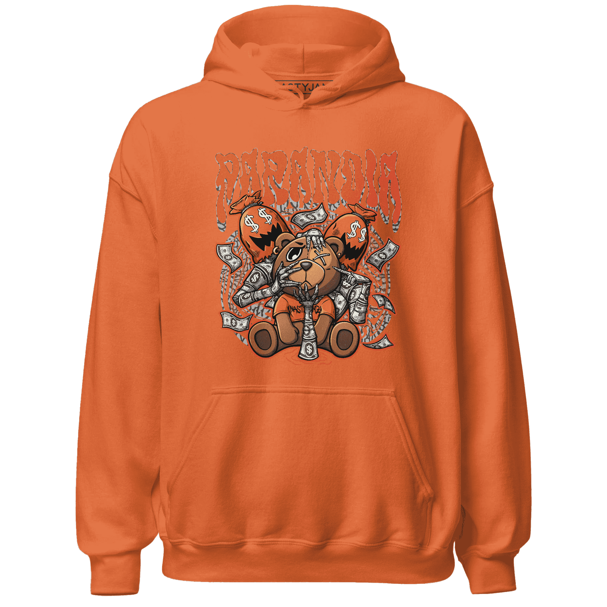 Georgia Peach 3s Hoodie Match Paranoia Money BER - NastyJamz