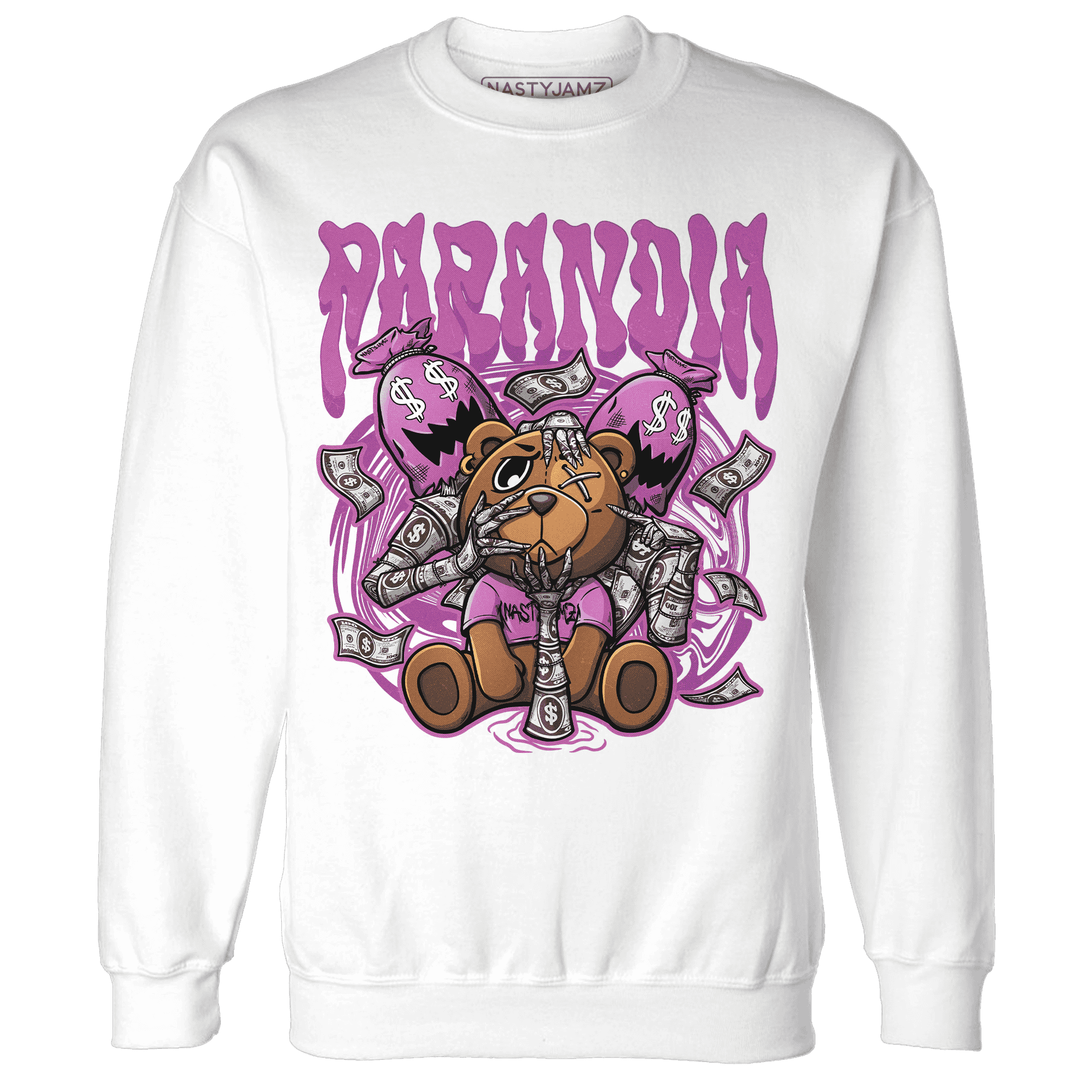 GS Hyper Violet 4s Sweatshirt Match Paranoia Money BER - NastyJamz