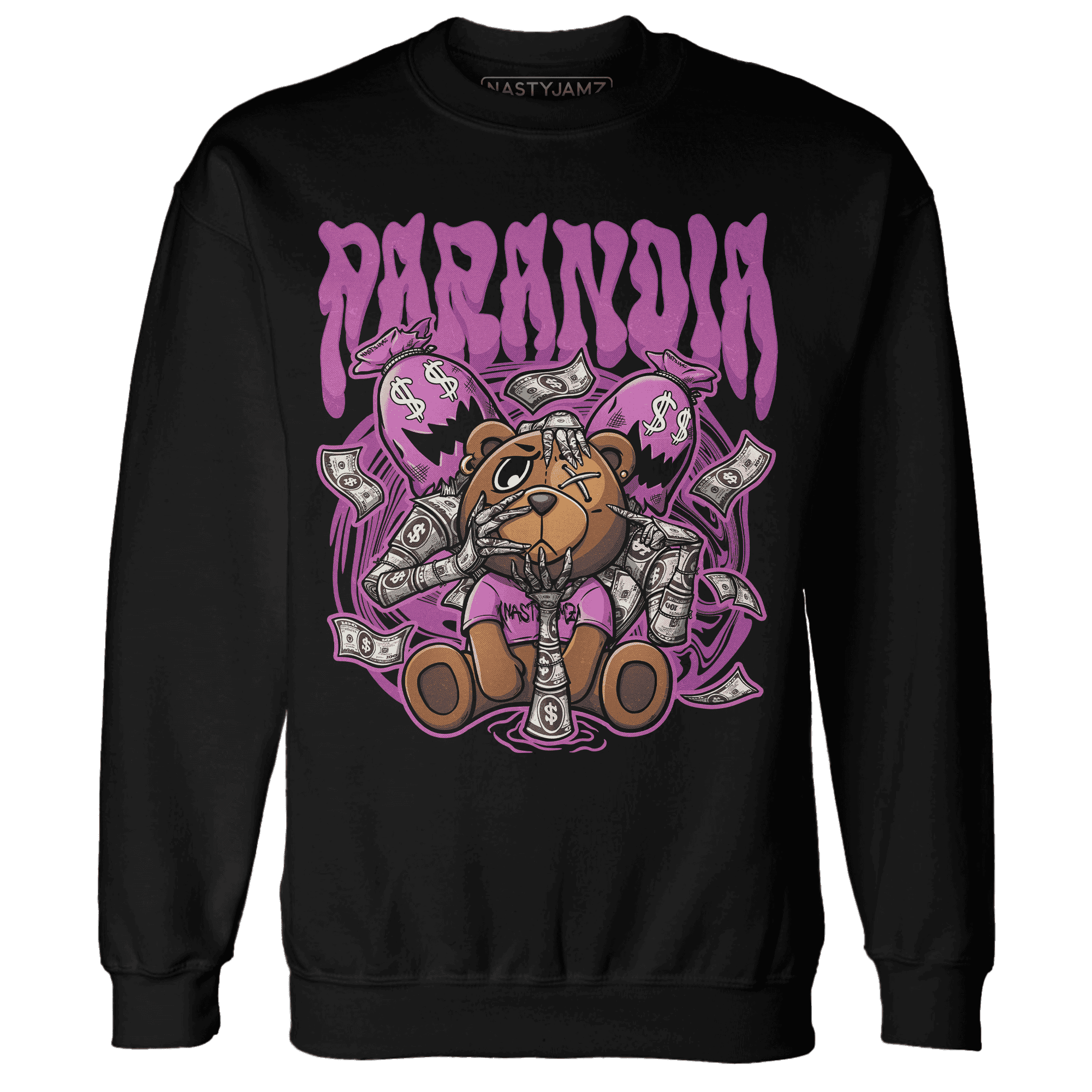 GS Hyper Violet 4s Sweatshirt Match Paranoia Money BER - NastyJamz