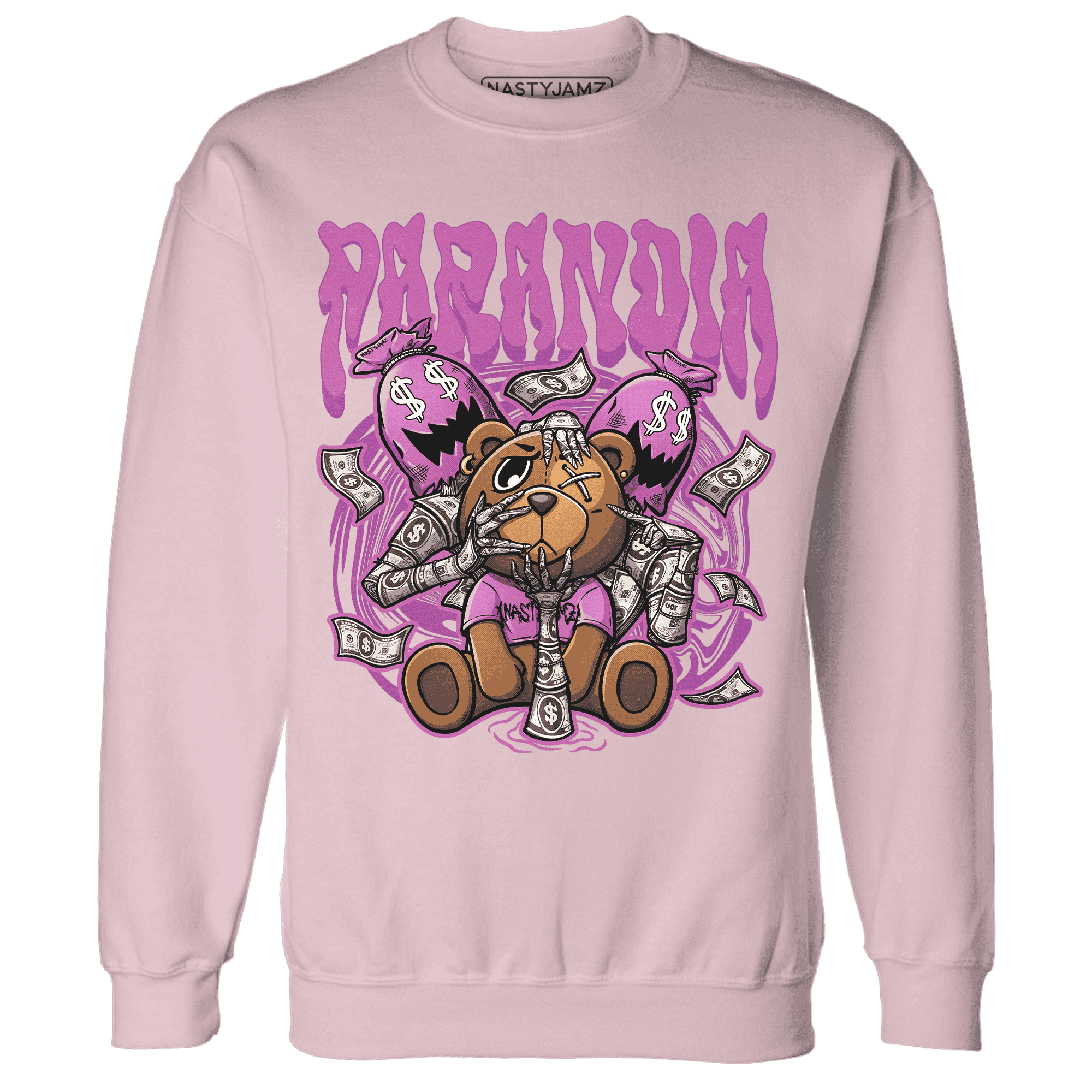 GS Hyper Violet 4s Sweatshirt Match Paranoia Money BER - NastyJamz