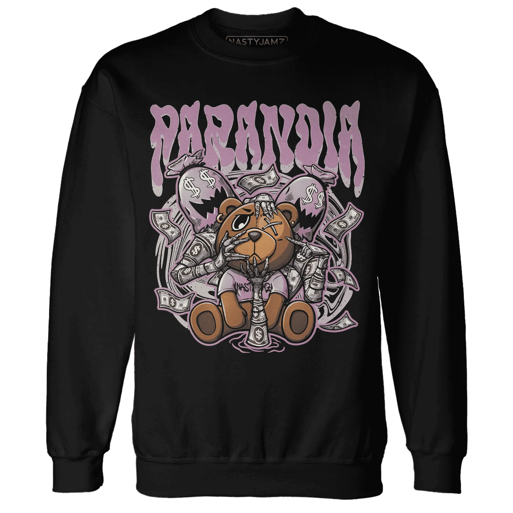 Orchid-Neutral-Grey-Black-White-4s-NastyJamz-Sweatshirt-Match-Paranoia-Money-BER