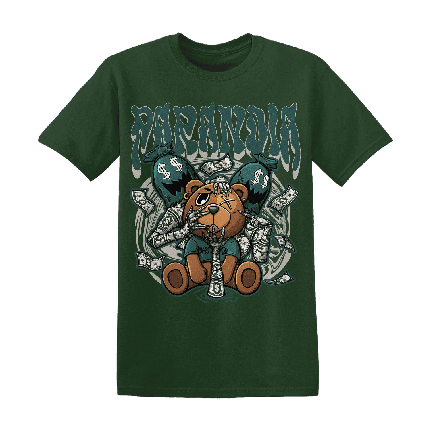 Oxidized Green 4s T Shirt Match Paranoia Money BER - NastyJamz