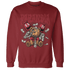 Cherry 12s Sweatshirt Match Paranoia Money BER - NastyJamz