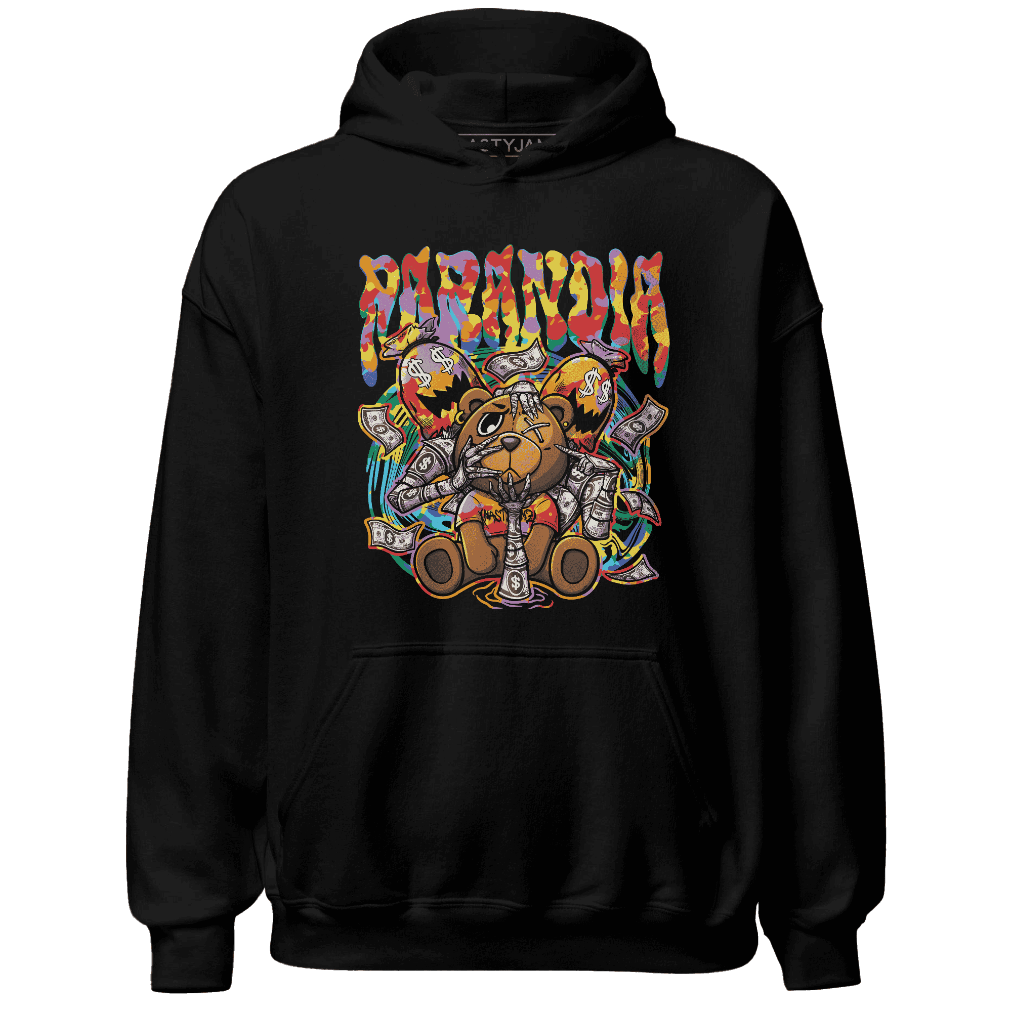 Jordan 1 Mid GS Six Championships Hoodie Match Paranoia Money BER - NastyJamz