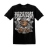 Retro High OG Black White 1s T Shirt Match Paranoia Money BER - NastyJamz