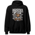 Jordan 1 Retro High OG Black White Hoodie Match Paranoia Money BER - NastyJamz