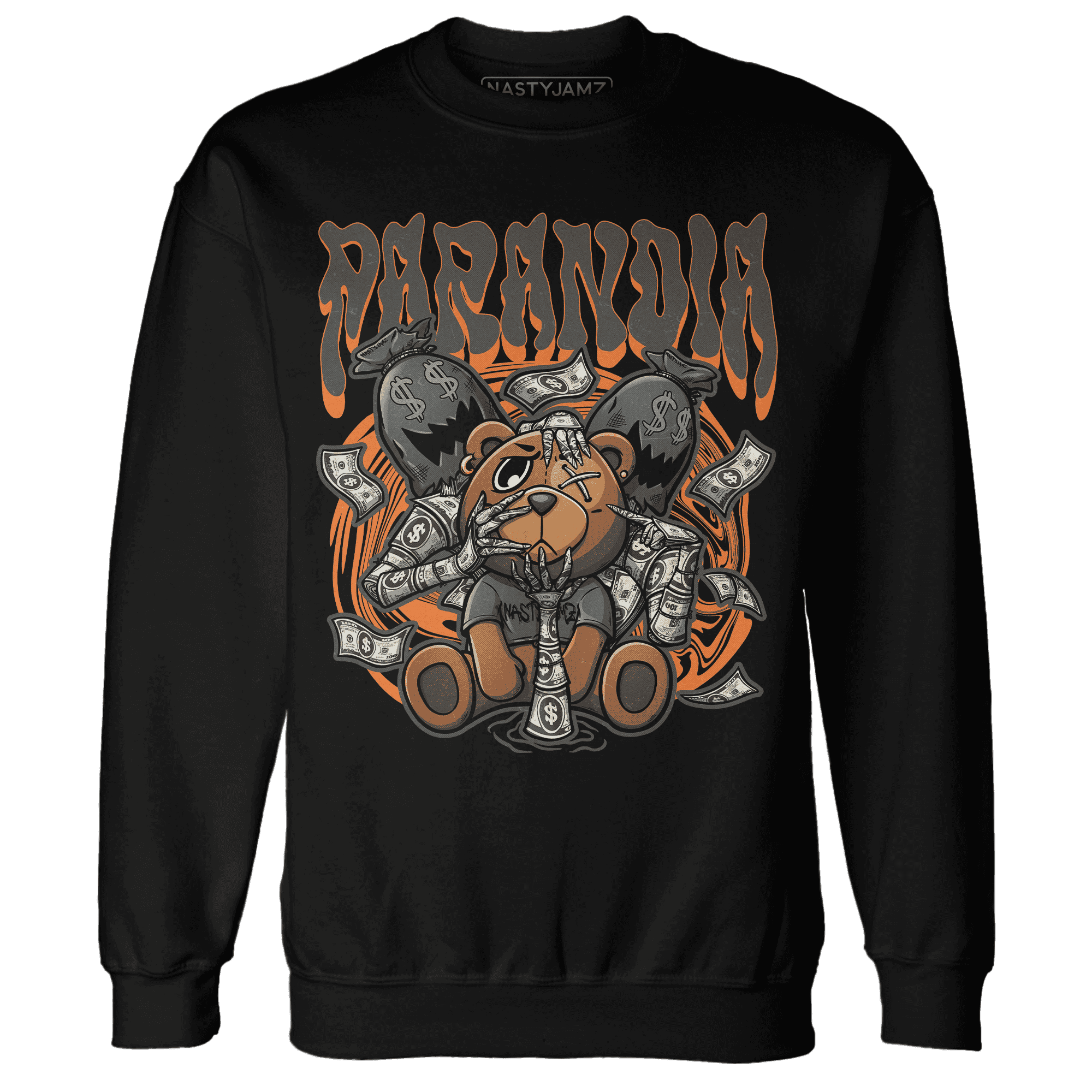 Fear Pack 3s Sweatshirt Match Paranoia Money BER - NastyJamz