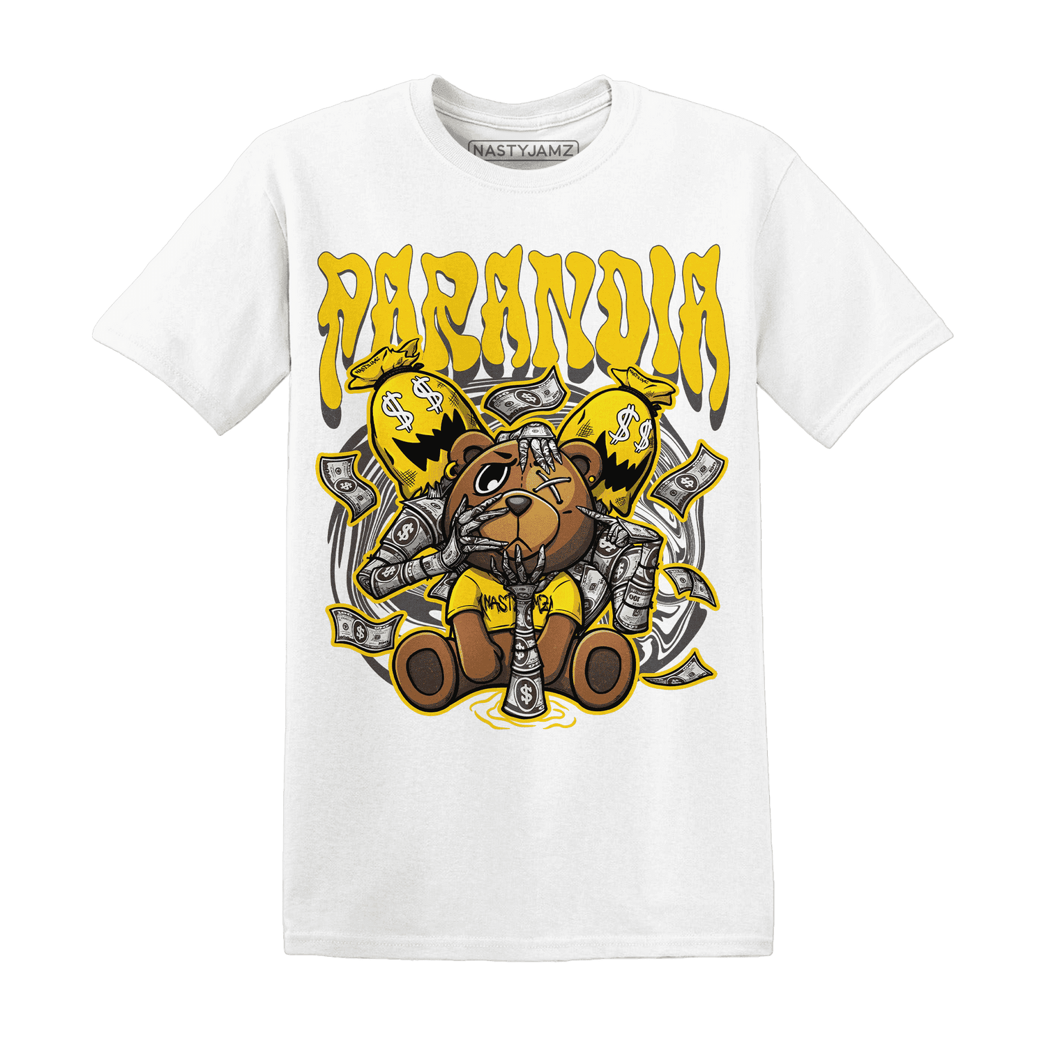 Thunder 4s T Shirt Match Paranoia Money BER - NastyJamz