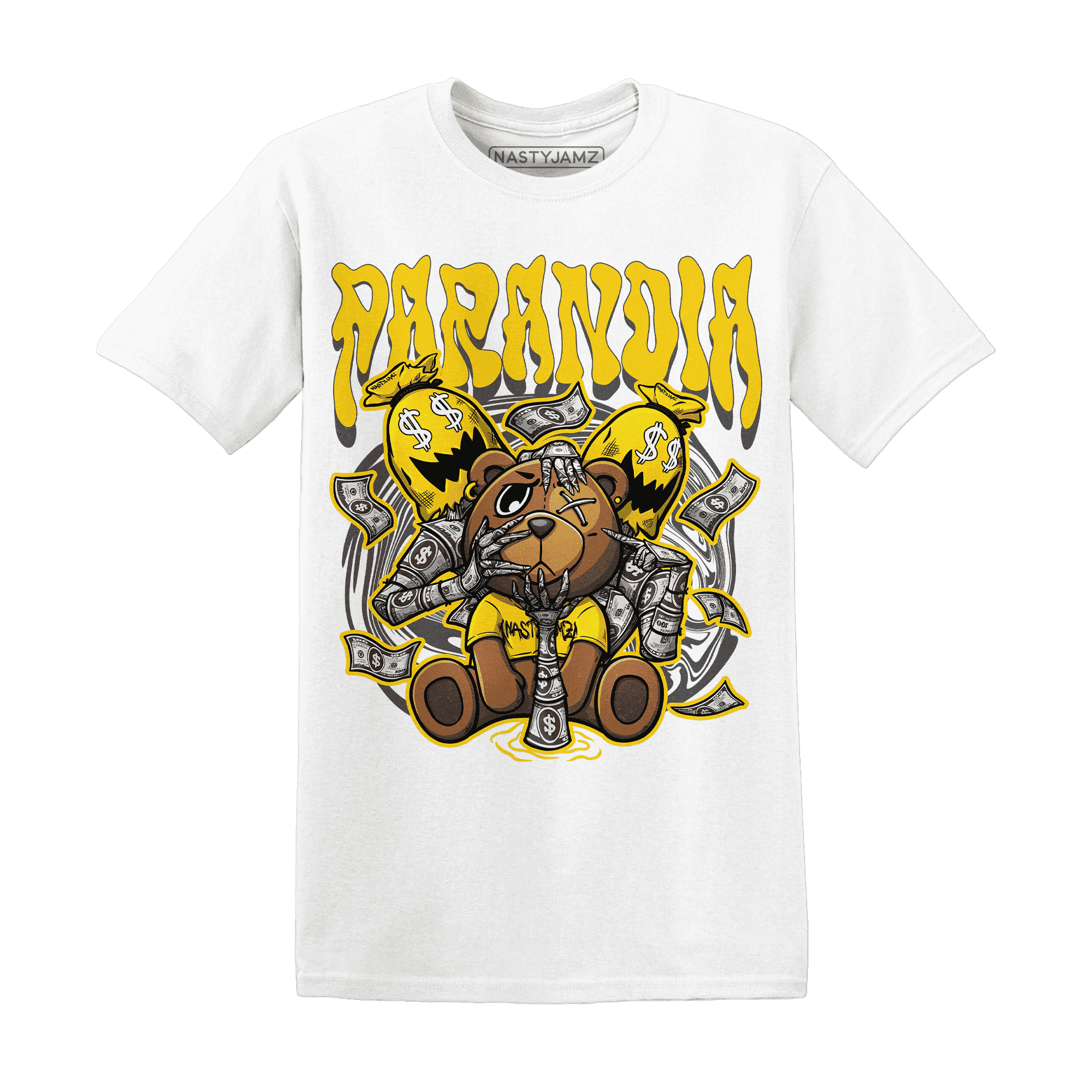 Thunder 4s T Shirt Match Paranoia Money BER - NastyJamz