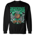 Lucky Green 5s Sweatshirt Match Paranoia Money BER - NastyJamz