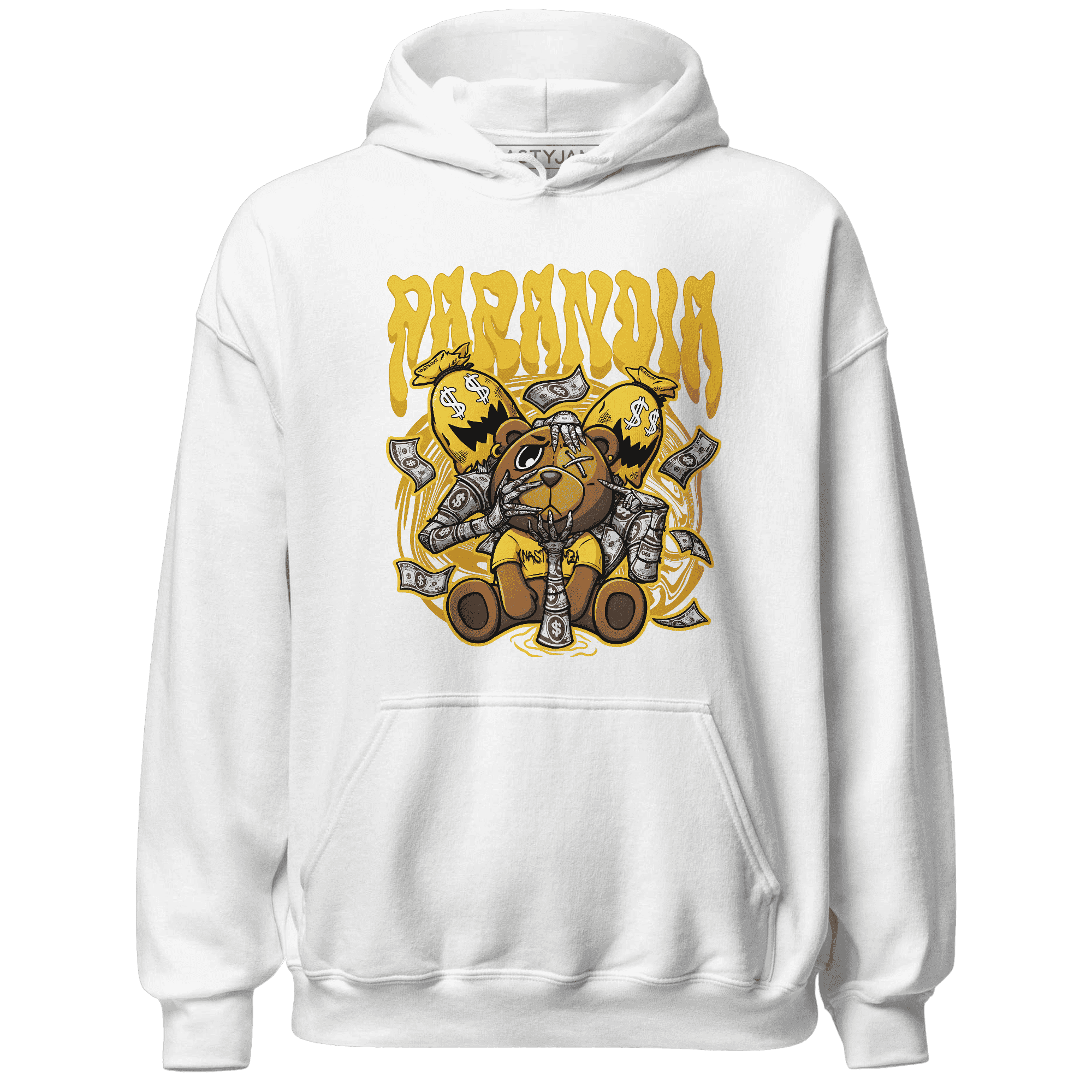 Jordan 6 Yellow Ochre Hoodie Match Paranoia Money BER - NastyJamz